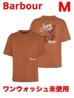 バブアー Bayard バック グラフィック Tシャツ【オレンジ】のサムネイル