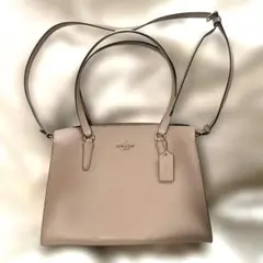 COACH 2way ショルダーバッグ ベージュ