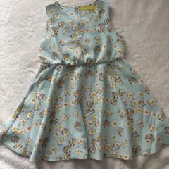 花柄ノースリーブワンピース 140センチ