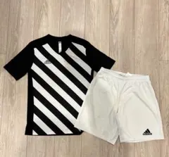 adidas サッカーウェア ストライプデザインsize 150