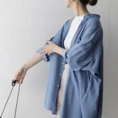 DOORS デニムシャツ　L.INDIGOのサムネイル