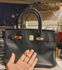 ジャンク HIGH CLASS ブラック 35cm ゴールド金具