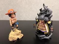 ワールドコレクタブルフィギュア エース&黒ひげ　2点以上購入毎に300円値引き有