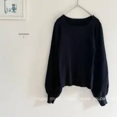 スクエアネック ニット