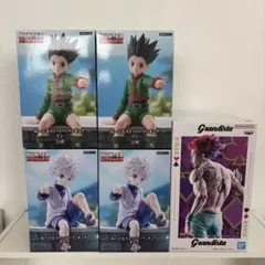 HUNTER×HUNTER ゴン キルア ヒソカ フィギュア 5点セット
