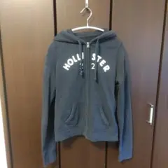 HOLLISTER フルジップパーカー Mサイズ ネイビー