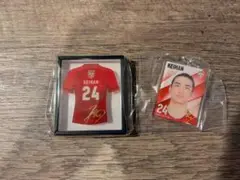 高橋慶帆選手 箔押しサイン入りマグネット＆めじるしチャーム