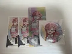 プロセカ 桃井愛梨 グリーティングカード オーロラ箔押し缶バッジコレクション