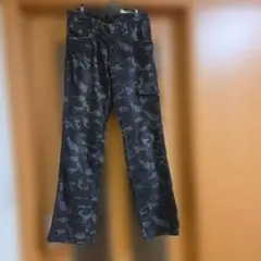 迷彩柄 コーデュロイ カーゴパンツ