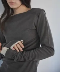 feepur tシャツ アウトロックスラブロンTee チャコールグレー