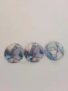 プロセカ　缶バッジ　初音ミク　３セット