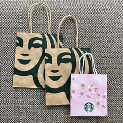 【美品】スターバックス　ショッパー　スタバ　紙袋　春限定　プレゼント仕様