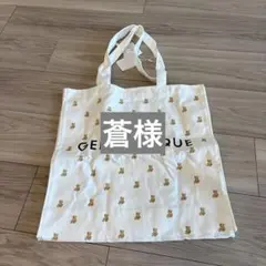 ジェラートピケ 名古屋 松坂屋限定 小倉トースト柄 トートバッグ 