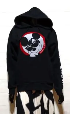 DISNEY ディズニー 長袖パーカー クールなMickeyがいい! Ｍサイズ