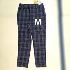 プロバドール　シアバター加工　チェック柄ハイテンションパンツ