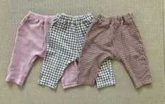 GU サマナルパンツ 80サイズ 10分丈3点セット
