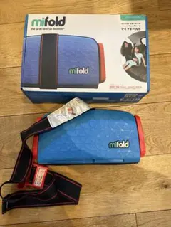 mifold ブースターシート　アメリカ仕様　ブルー mifold ジュニアシート 15~36kg デニムブルー 日本正規品