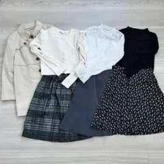 オフィスカジュアル　7点まとめ売り　コーデ売り　セット売り　トップス　スカート