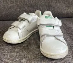 古着(used)adidasスタンスミスkidsスニーカー13cm ホワイト