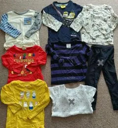 男の子　子供服 トップス・パンツ 8点セット まとめ売り【100サイズ】