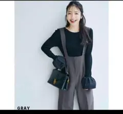 BASEMENT 【HARUKA DESIGN】 ハイウエストサロペット　SPのサムネイル