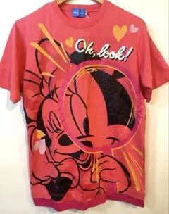 【Disney】ミニーちゃん　ピンク　Tシャツ