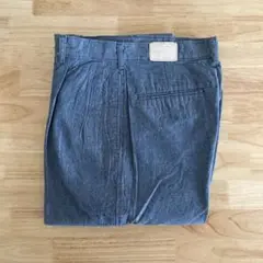希少　デッドストック　USA製80's シャンブレー　2タック　パンツ　w29