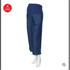 【7ヶ月目以降推奨】マタニティ用　ワイドパンツ　妊婦