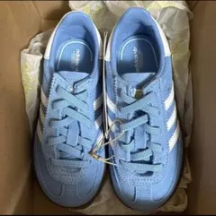 adidas ライトブルースニーカー　サンバ