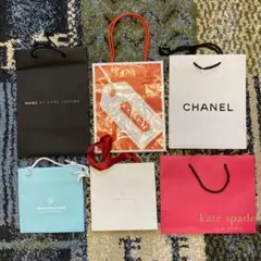 ブランドショップ袋 6点セット ショッパー 紙袋