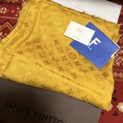 LOUIS VUITTON イエローモノグラムストール