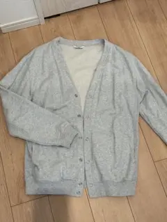 URBAN RESEARCH DOORS グレー スウェットカーディガン