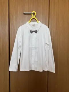 【美品】petit main プティマイン セレモニー シャツ 130㎝