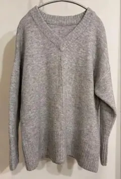 LE CERCLE par rope グレー 長袖セーター サイズF