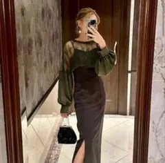 Ezick Lady set レーストップドレス オケージョン ボレロ 結婚式