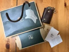 IL BISONTE キーケース ダークブラウン