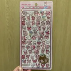 《新品・正規品・匿名》サンリオ マイメロディ ボンボンドロップシール 文字