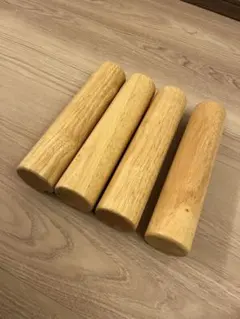 無印良品 天然木製ベッド脚 4本セット M8ネジ