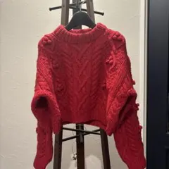 NKNIT 【24AW】bubble cable hand KNIT