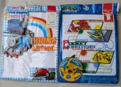 お値下げ 新品 未開封 トーマス ポケモン 110cm 丸首 半袖シャツ 2枚