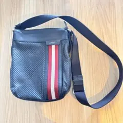 【美品】BALLY ネイビー ショルダーバッグ