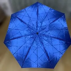 LANVIN 折りたたみ傘 青