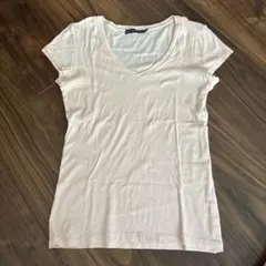 RALPH LAUREN Vネック Tシャツ ピンク Sのサムネイル