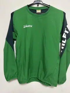 ATHLETA グリーン 長袖ピステ 160センチ
