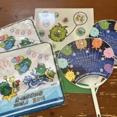 愛・地球博20祭　クリアファイル　うちわ　タオルハンカチ