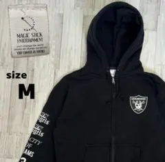 マジックスティック レイダースサンプリング ロゴ フルジップ パーカー M