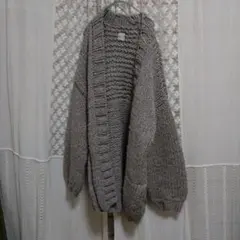 TISUHARA グレージュ ニットカーディガン
