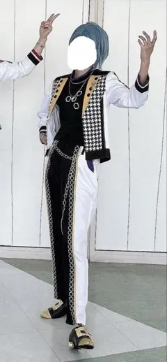 コスプレ あんスタ HiMERU ユニット衣装 ウィッグ、靴付き