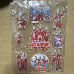 ウルトラマン クリア立体ぷにぷにシール（ゼリー風・やわらか素材）