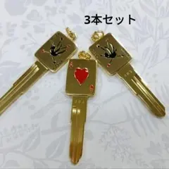 スズキSUZUKI　旧車バイク ブランクキ－ 合鍵　３本